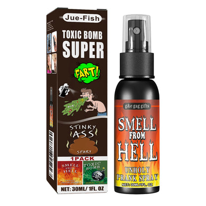 30ml Smelly Fart Spray,1/3pcs Can Stink Bomb Ass-Smelly Stinky Gas Crap Gag Prank Stuff Novelties Toy Joke Party Supplies
